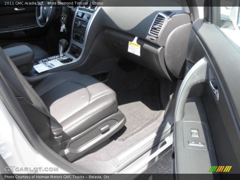White Diamond Tintcoat / Ebony 2011 GMC Acadia SLT