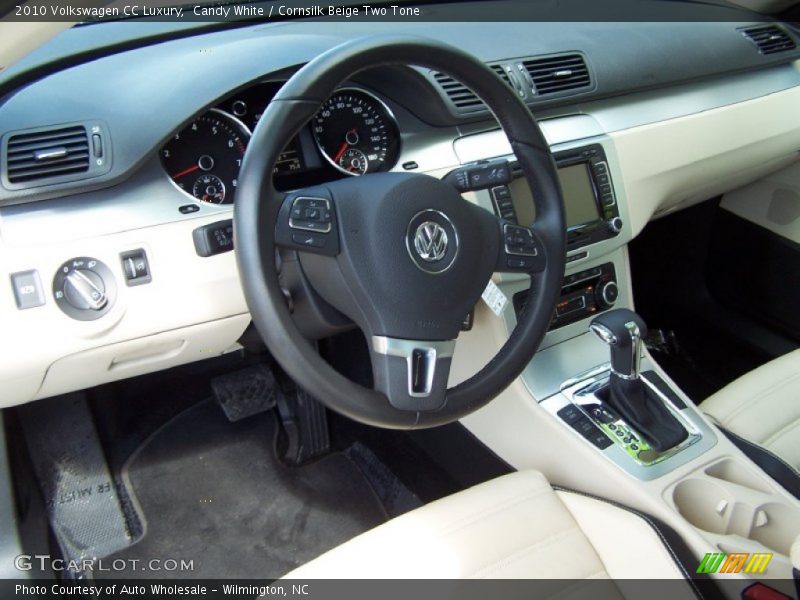  2010 CC Luxury Cornsilk Beige Two Tone Interior