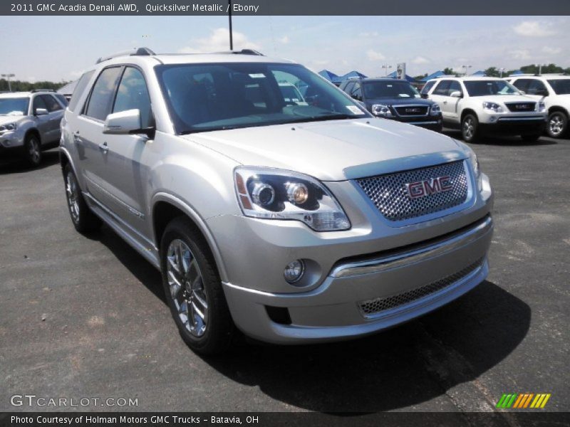 Quicksilver Metallic / Ebony 2011 GMC Acadia Denali AWD