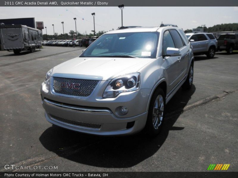 Quicksilver Metallic / Ebony 2011 GMC Acadia Denali AWD
