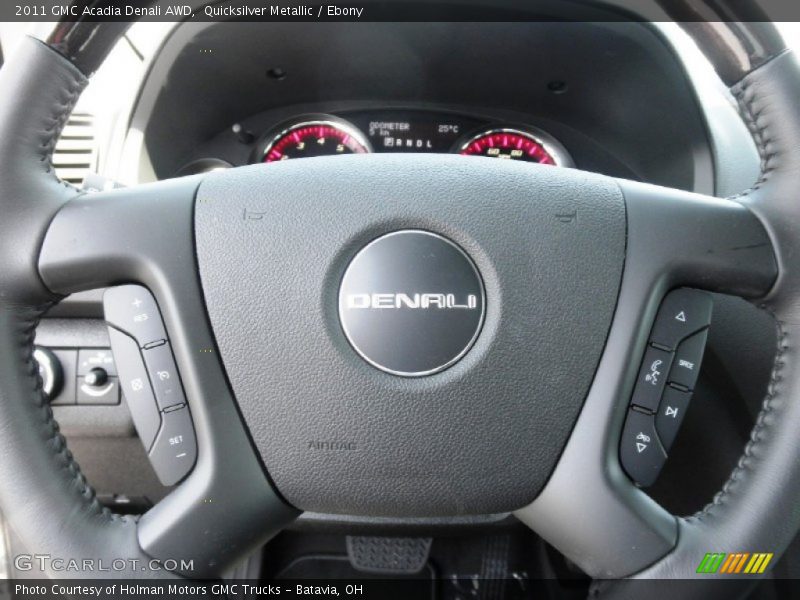 Quicksilver Metallic / Ebony 2011 GMC Acadia Denali AWD