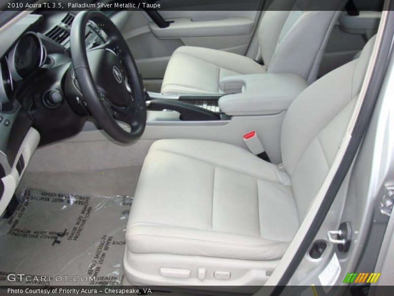 Palladium Silver Metallic / Taupe 2010 Acura TL 3.5