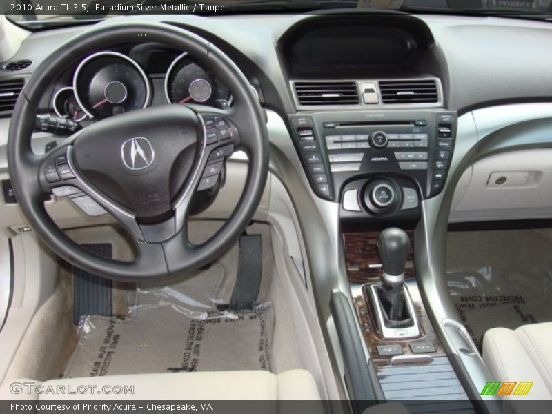 Palladium Silver Metallic / Taupe 2010 Acura TL 3.5
