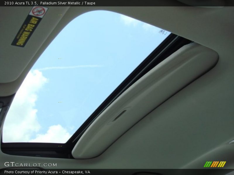 Palladium Silver Metallic / Taupe 2010 Acura TL 3.5