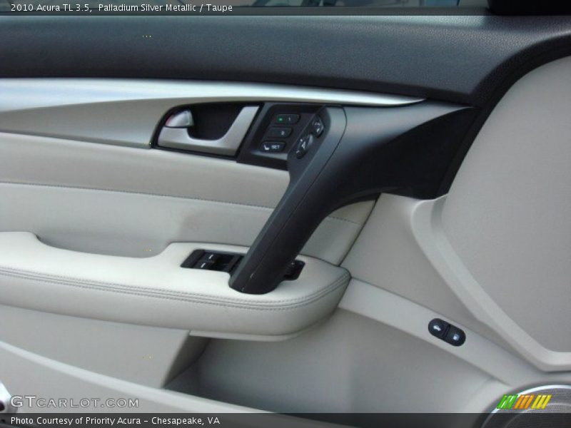 Palladium Silver Metallic / Taupe 2010 Acura TL 3.5