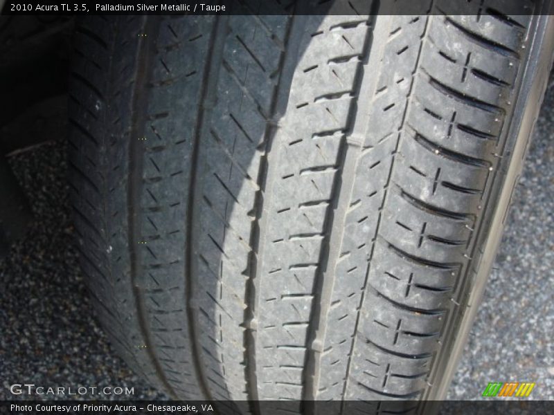 Palladium Silver Metallic / Taupe 2010 Acura TL 3.5