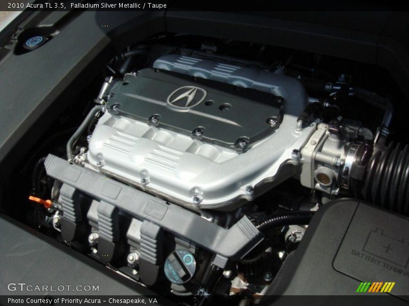 Palladium Silver Metallic / Taupe 2010 Acura TL 3.5