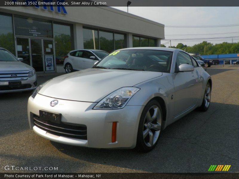 Silver Alloy / Carbon 2008 Nissan 350Z Enthusiast Coupe