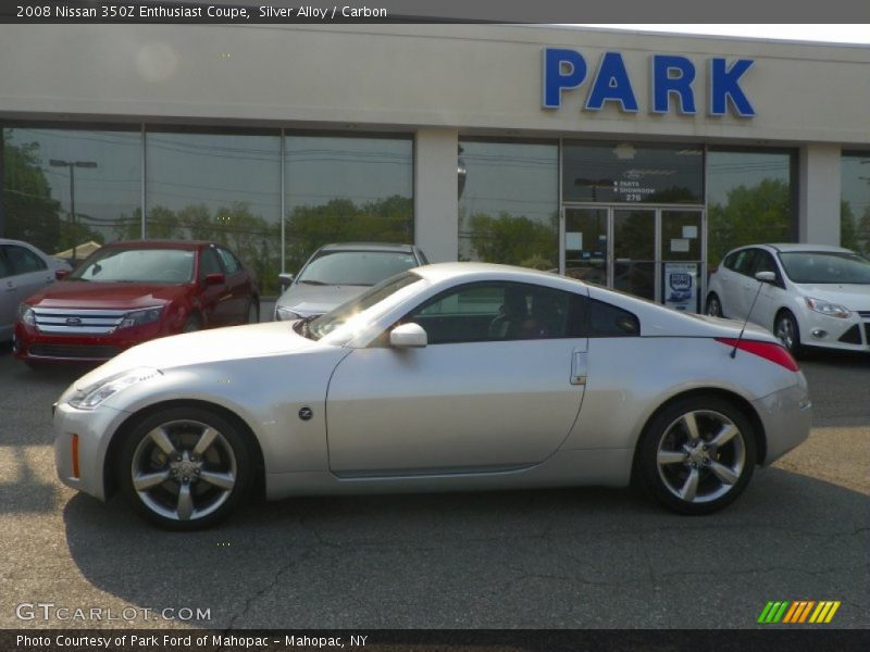 Silver Alloy / Carbon 2008 Nissan 350Z Enthusiast Coupe