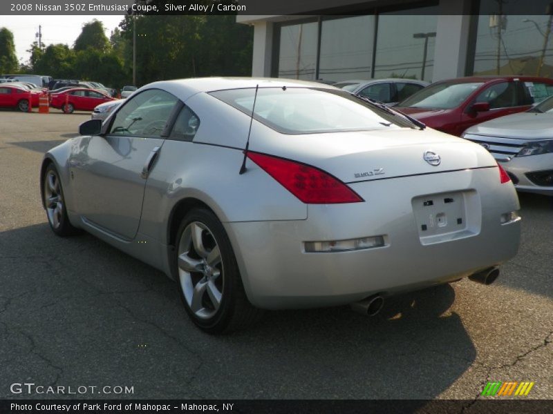 Silver Alloy / Carbon 2008 Nissan 350Z Enthusiast Coupe