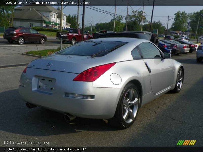 Silver Alloy / Carbon 2008 Nissan 350Z Enthusiast Coupe
