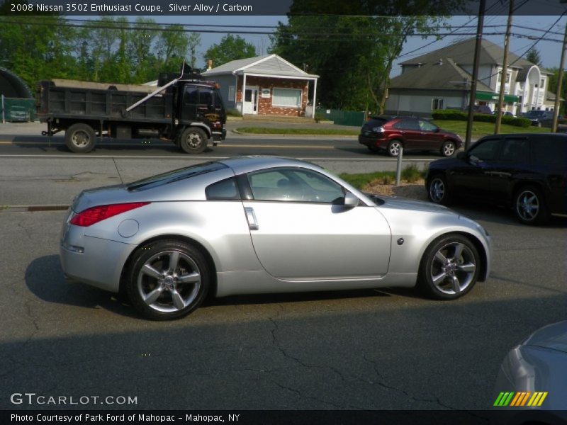 Silver Alloy / Carbon 2008 Nissan 350Z Enthusiast Coupe