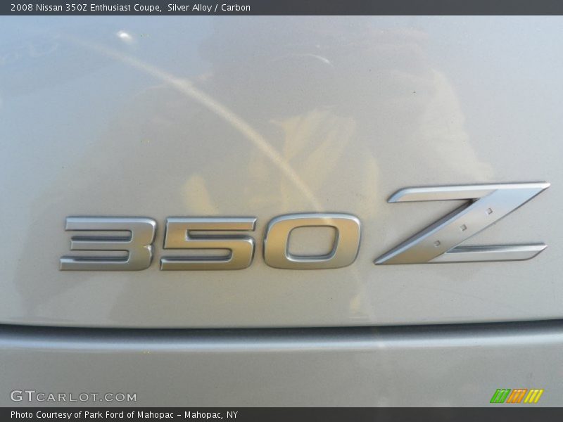 Silver Alloy / Carbon 2008 Nissan 350Z Enthusiast Coupe
