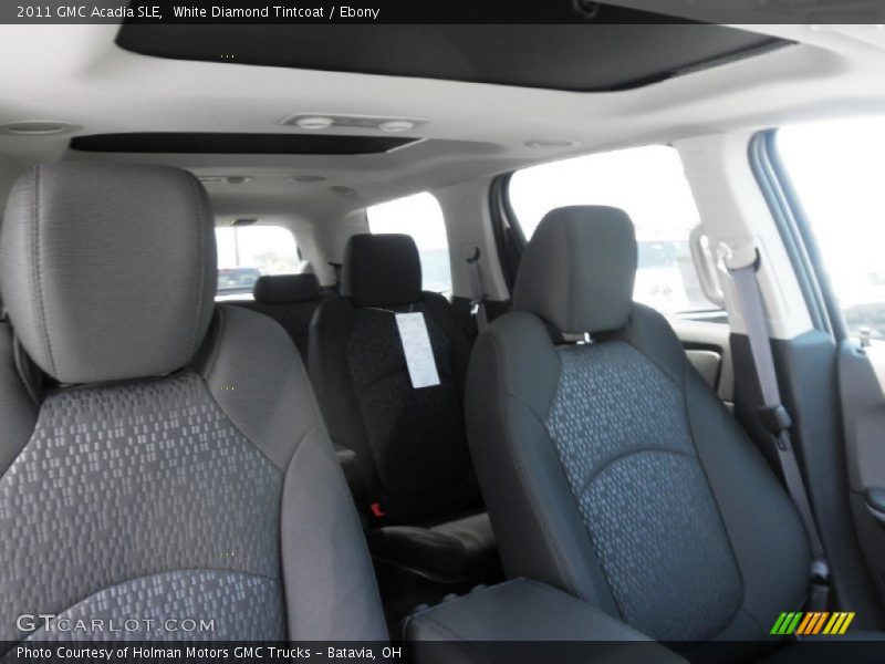 White Diamond Tintcoat / Ebony 2011 GMC Acadia SLE
