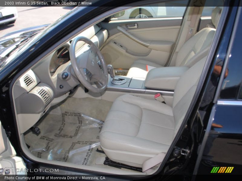 Black Obsidian / Willow 2003 Infiniti G 35 Sedan