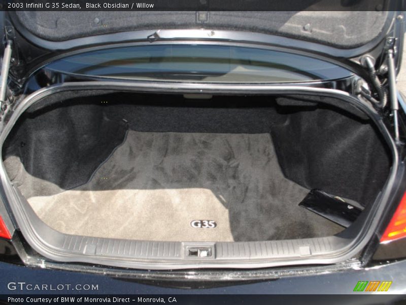 Black Obsidian / Willow 2003 Infiniti G 35 Sedan