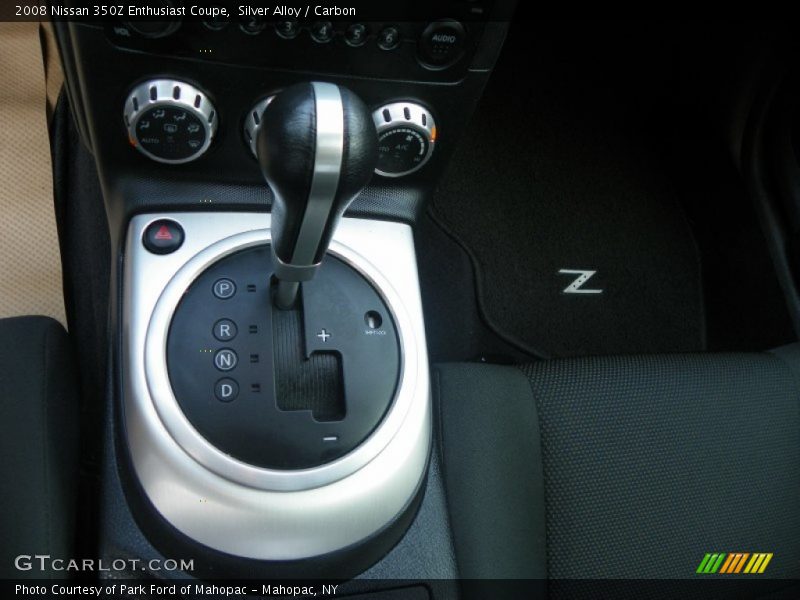 Silver Alloy / Carbon 2008 Nissan 350Z Enthusiast Coupe
