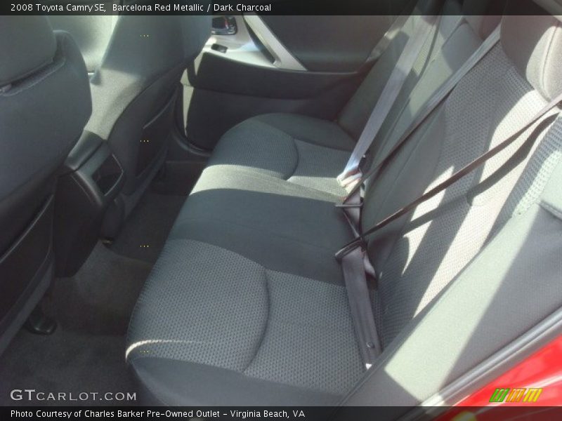 Barcelona Red Metallic / Dark Charcoal 2008 Toyota Camry SE