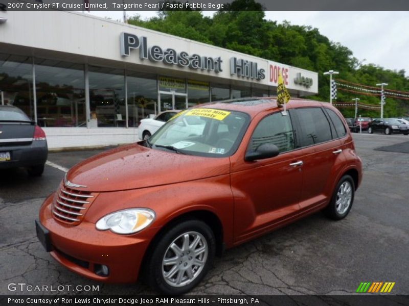 Tangerine Pearl / Pastel Pebble Beige 2007 Chrysler PT Cruiser Limited