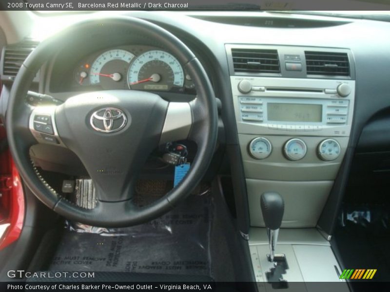 Barcelona Red Metallic / Dark Charcoal 2008 Toyota Camry SE