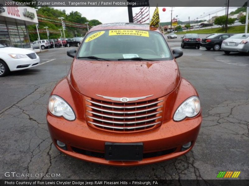 Tangerine Pearl / Pastel Pebble Beige 2007 Chrysler PT Cruiser Limited