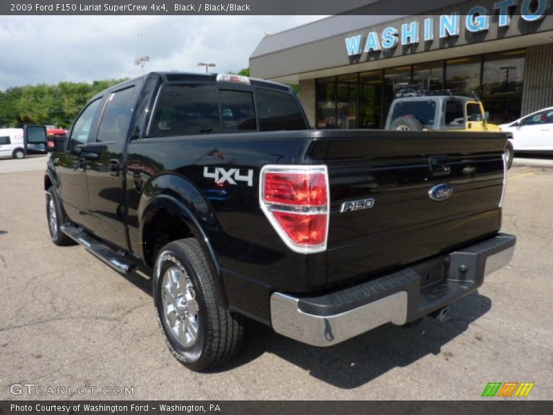 Black / Black/Black 2009 Ford F150 Lariat SuperCrew 4x4