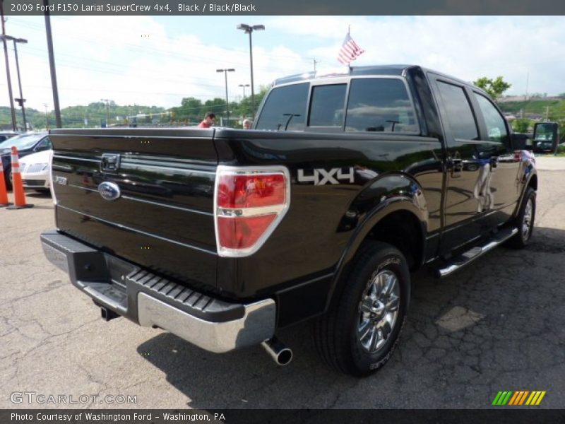 Black / Black/Black 2009 Ford F150 Lariat SuperCrew 4x4