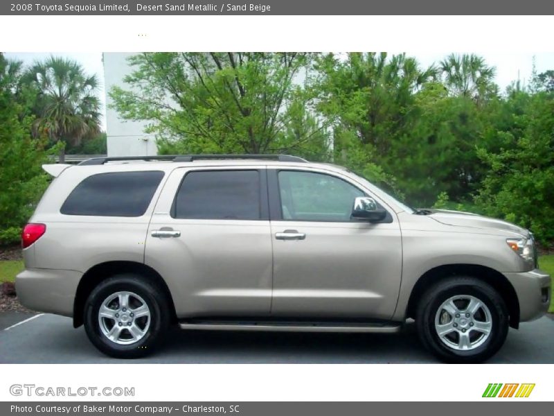 Desert Sand Metallic / Sand Beige 2008 Toyota Sequoia Limited