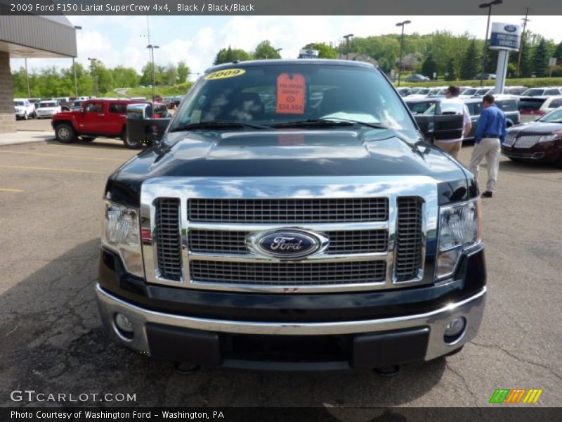 Black / Black/Black 2009 Ford F150 Lariat SuperCrew 4x4