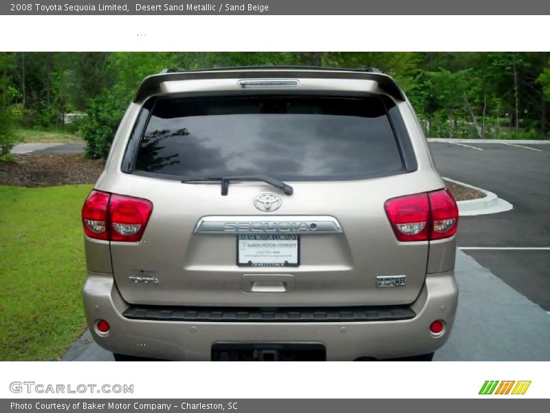 Desert Sand Metallic / Sand Beige 2008 Toyota Sequoia Limited