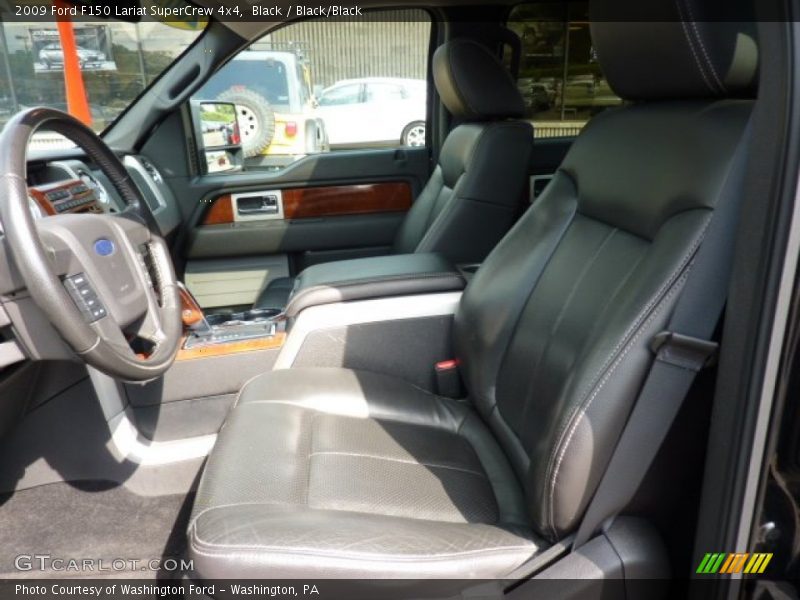 Black / Black/Black 2009 Ford F150 Lariat SuperCrew 4x4