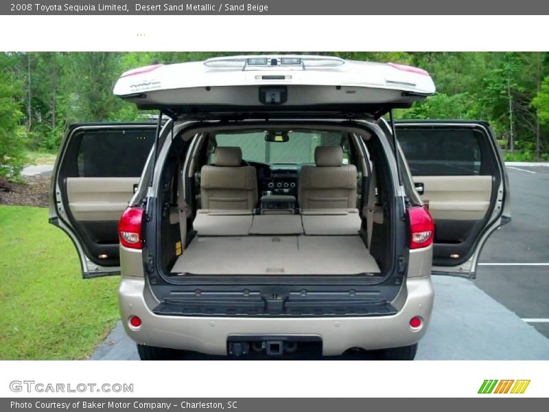 Desert Sand Metallic / Sand Beige 2008 Toyota Sequoia Limited