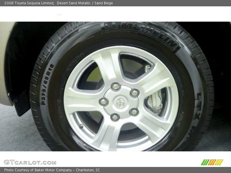 Desert Sand Metallic / Sand Beige 2008 Toyota Sequoia Limited
