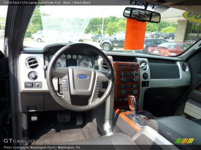 Black / Black/Black 2009 Ford F150 Lariat SuperCrew 4x4