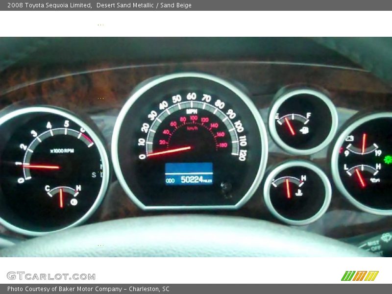 Desert Sand Metallic / Sand Beige 2008 Toyota Sequoia Limited