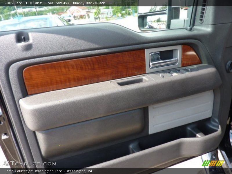 Black / Black/Black 2009 Ford F150 Lariat SuperCrew 4x4