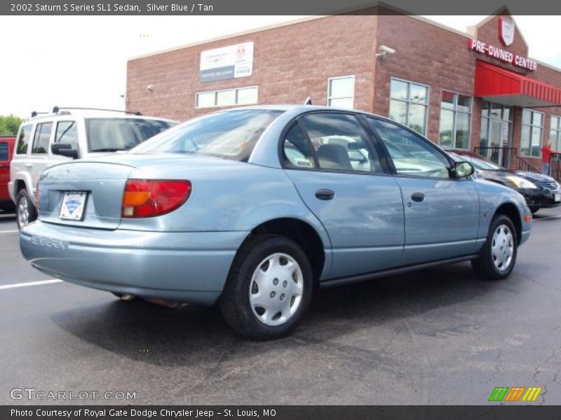 Silver Blue / Tan 2002 Saturn S Series SL1 Sedan