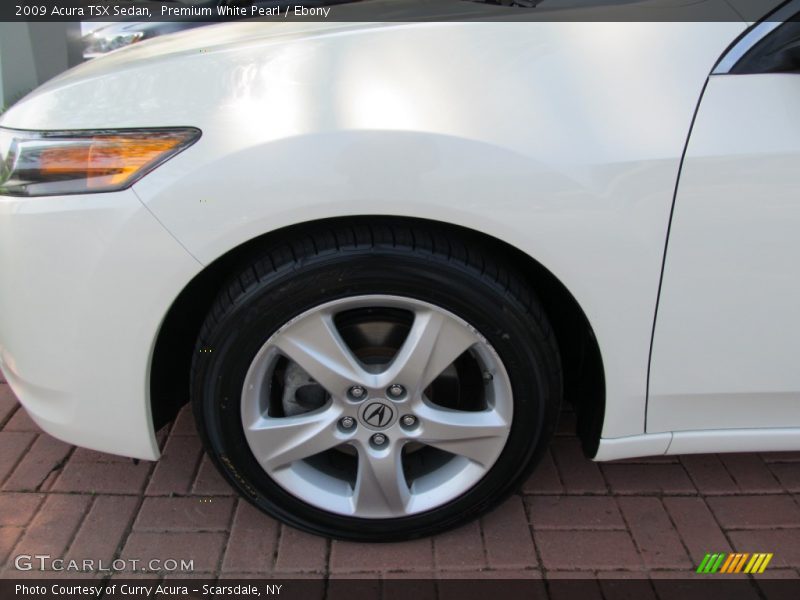 Premium White Pearl / Ebony 2009 Acura TSX Sedan
