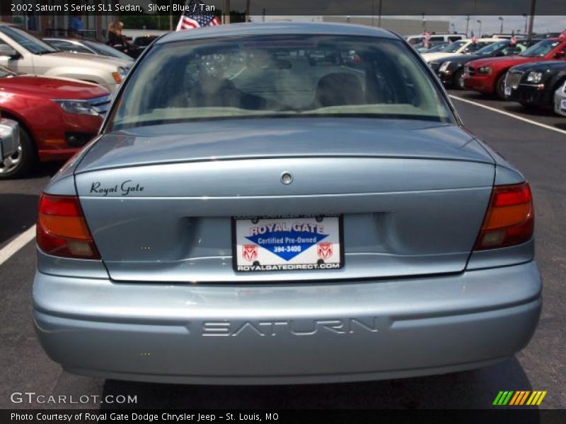 Silver Blue / Tan 2002 Saturn S Series SL1 Sedan