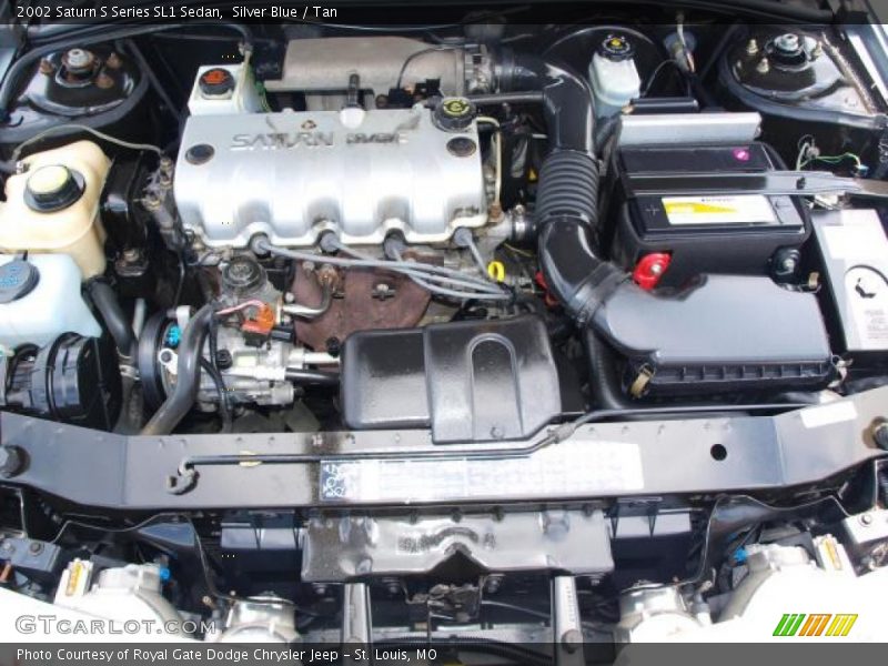 Silver Blue / Tan 2002 Saturn S Series SL1 Sedan