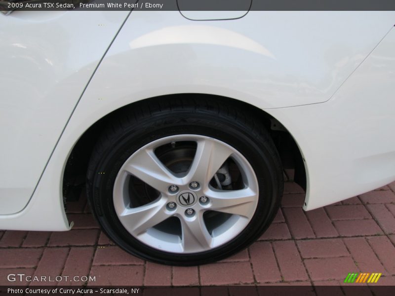 Premium White Pearl / Ebony 2009 Acura TSX Sedan