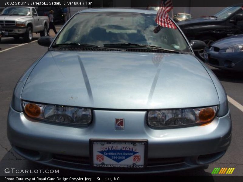 Silver Blue / Tan 2002 Saturn S Series SL1 Sedan