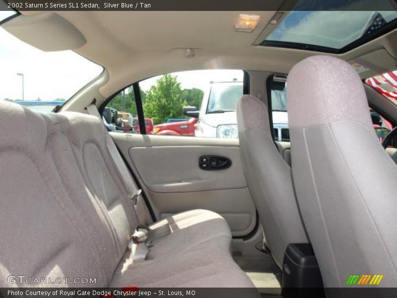 Silver Blue / Tan 2002 Saturn S Series SL1 Sedan
