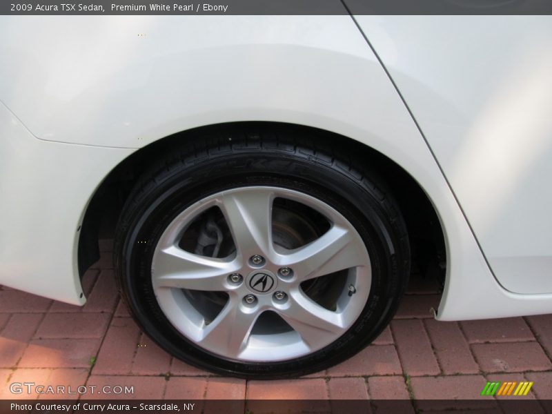 Premium White Pearl / Ebony 2009 Acura TSX Sedan