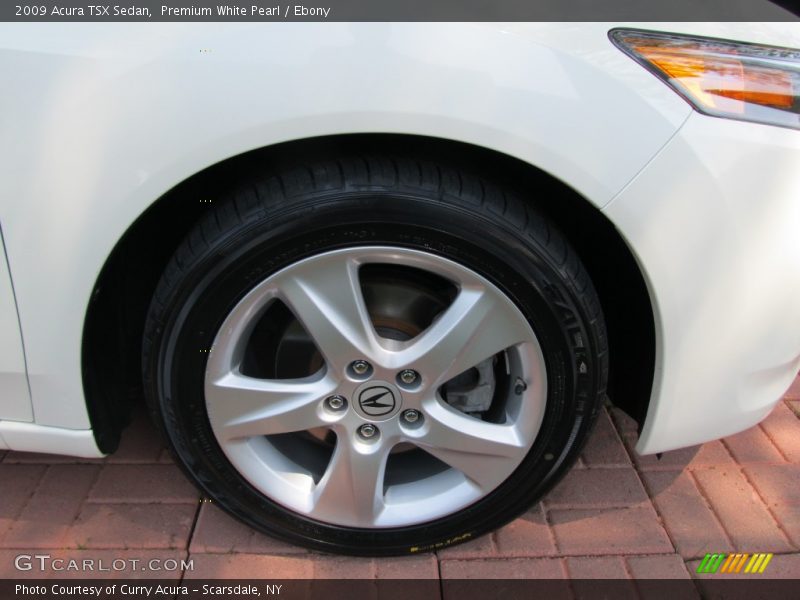 Premium White Pearl / Ebony 2009 Acura TSX Sedan