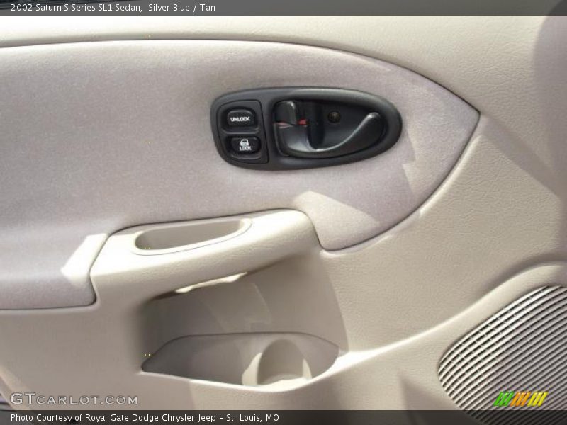 Silver Blue / Tan 2002 Saturn S Series SL1 Sedan