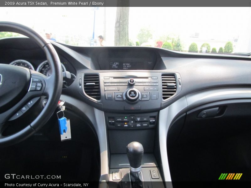 Premium White Pearl / Ebony 2009 Acura TSX Sedan