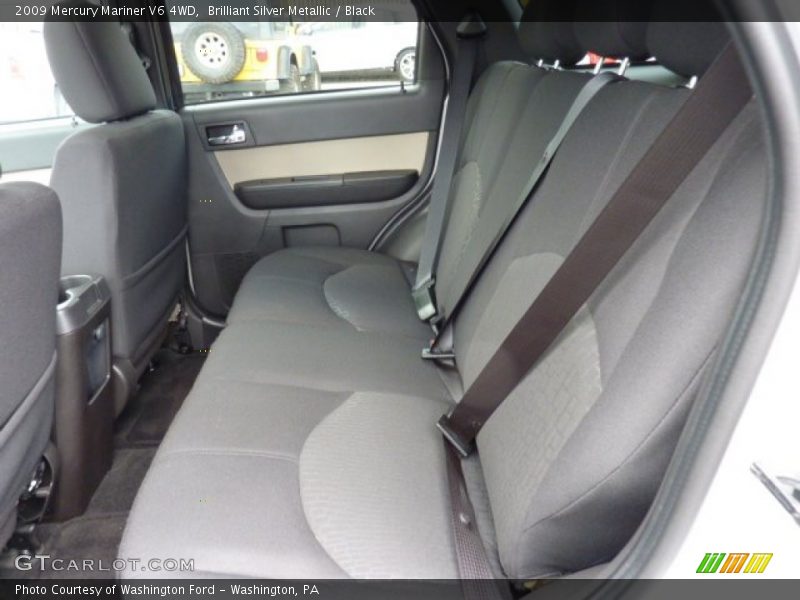 Brilliant Silver Metallic / Black 2009 Mercury Mariner V6 4WD