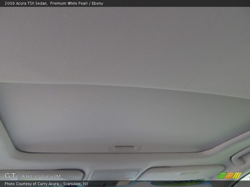 Premium White Pearl / Ebony 2009 Acura TSX Sedan