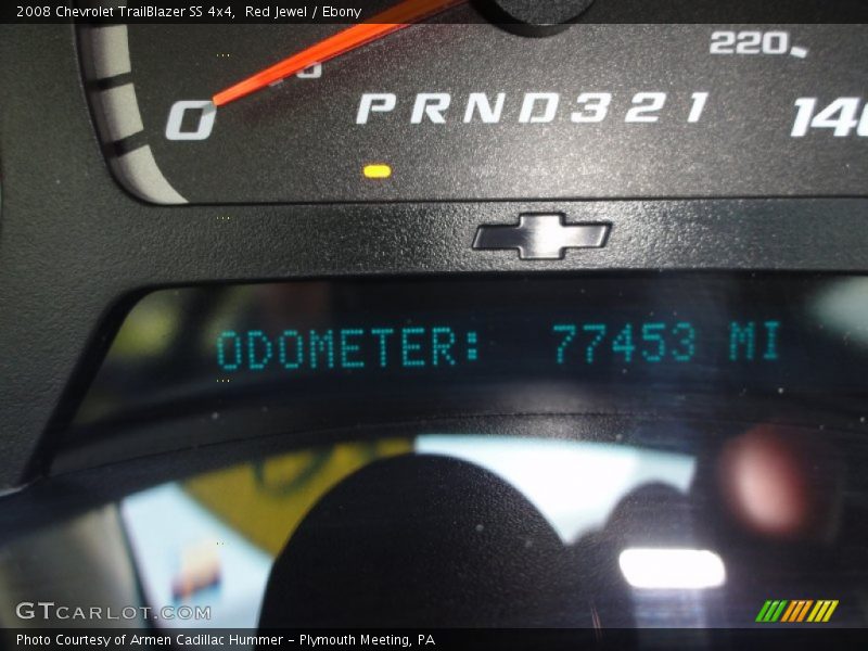 Red Jewel / Ebony 2008 Chevrolet TrailBlazer SS 4x4